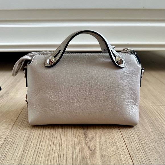 Fendi By The Way Mini Limited Edition Floral Embellished Small Boston Bag - Picture 6 of 13
